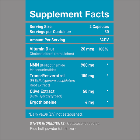 Wonderfeel Youngr™ NMN – Advanced Cellular Longevity Formula (60ct) 1 Month Supply - Dryeye Rescue