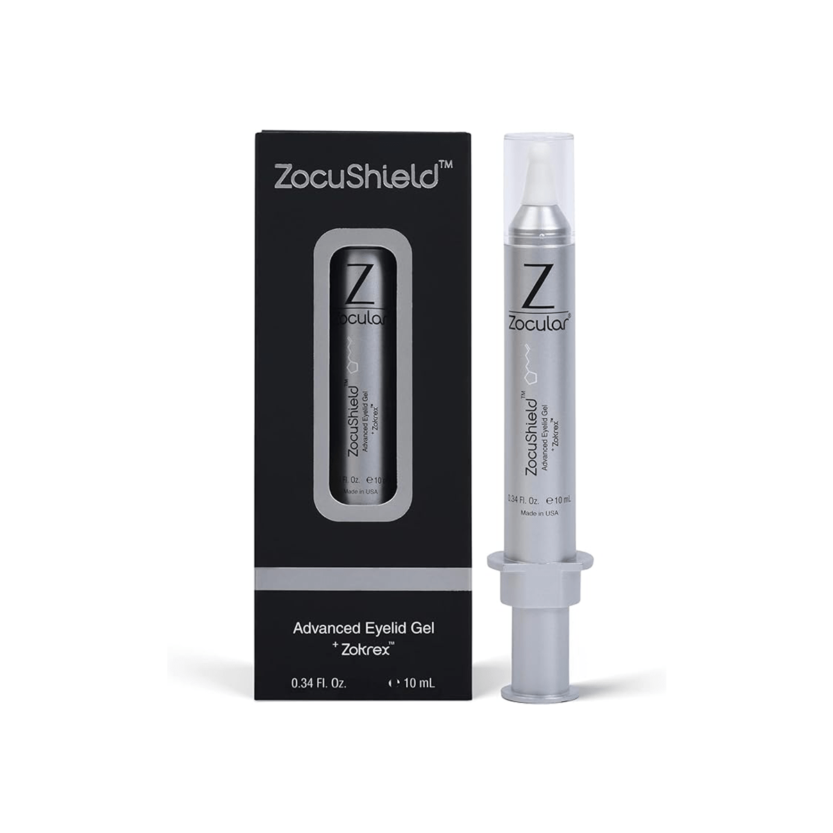 ZocuShield Gel (100+ applications) Dry Eye, Stye and Chalazion Relief - Dryeye Rescue