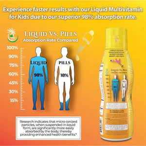 Tropical Oasis Kids Liquid Multivitamin (16oz.) - Dryeye Rescue