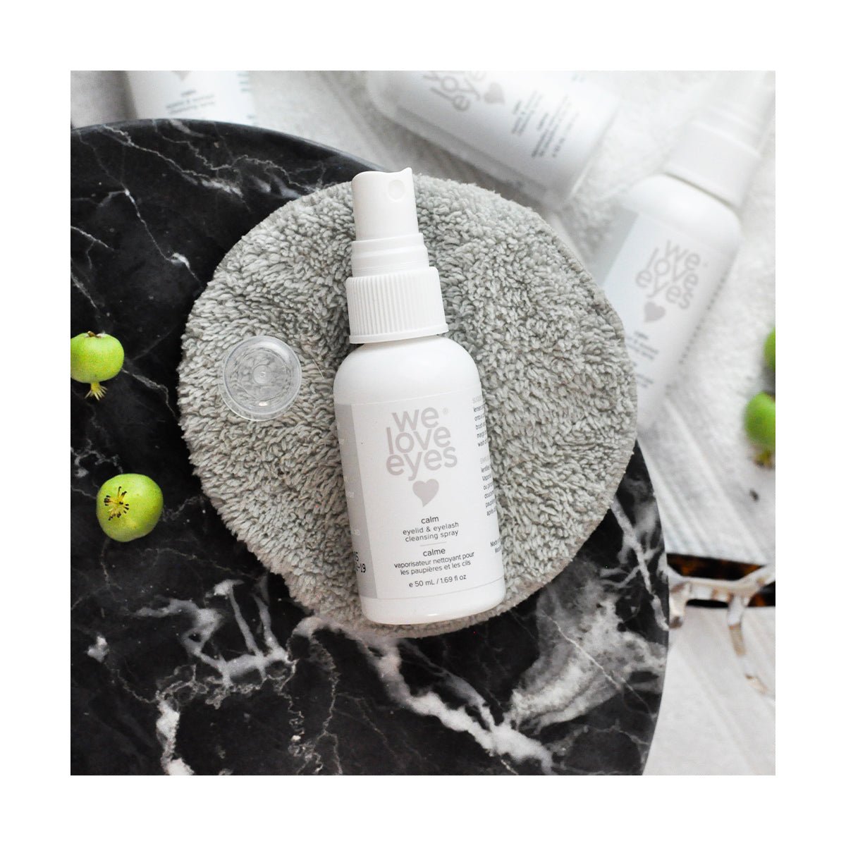 We Love Eyes Calm Eyelid & Eyelash Cleansing Spray with HypoChlorous (50mL Bottle) - Dryeye Rescue