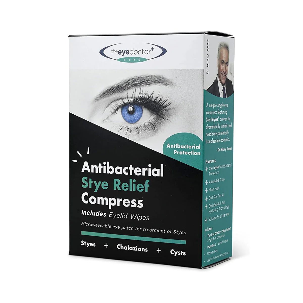 The Eye Doctor Stye Relief Compress - Reusable Microwaveable Hot Eye Mask - Treatment of Stye - Dryeye Rescue