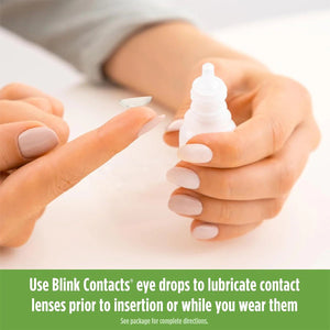 Blink Contacts Lubricating Eye Drops (10ml) - Dryeye Rescue