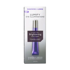 LUMIFY Eye Illuminations Hydra-Gel Brightening Eye Cream, Smoother Looking Skin with Subtle Glow, Hypoallergenic, (15 g tube) - Dryeye Rescue