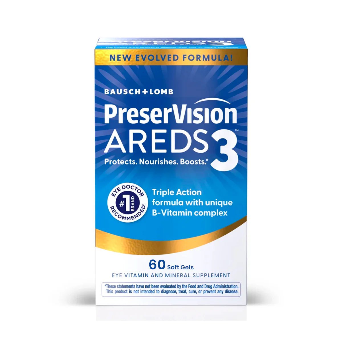 PreserVision® AREDS 3 Formula Eye Vitamin & Mineral Supplement - Dryeye Rescue