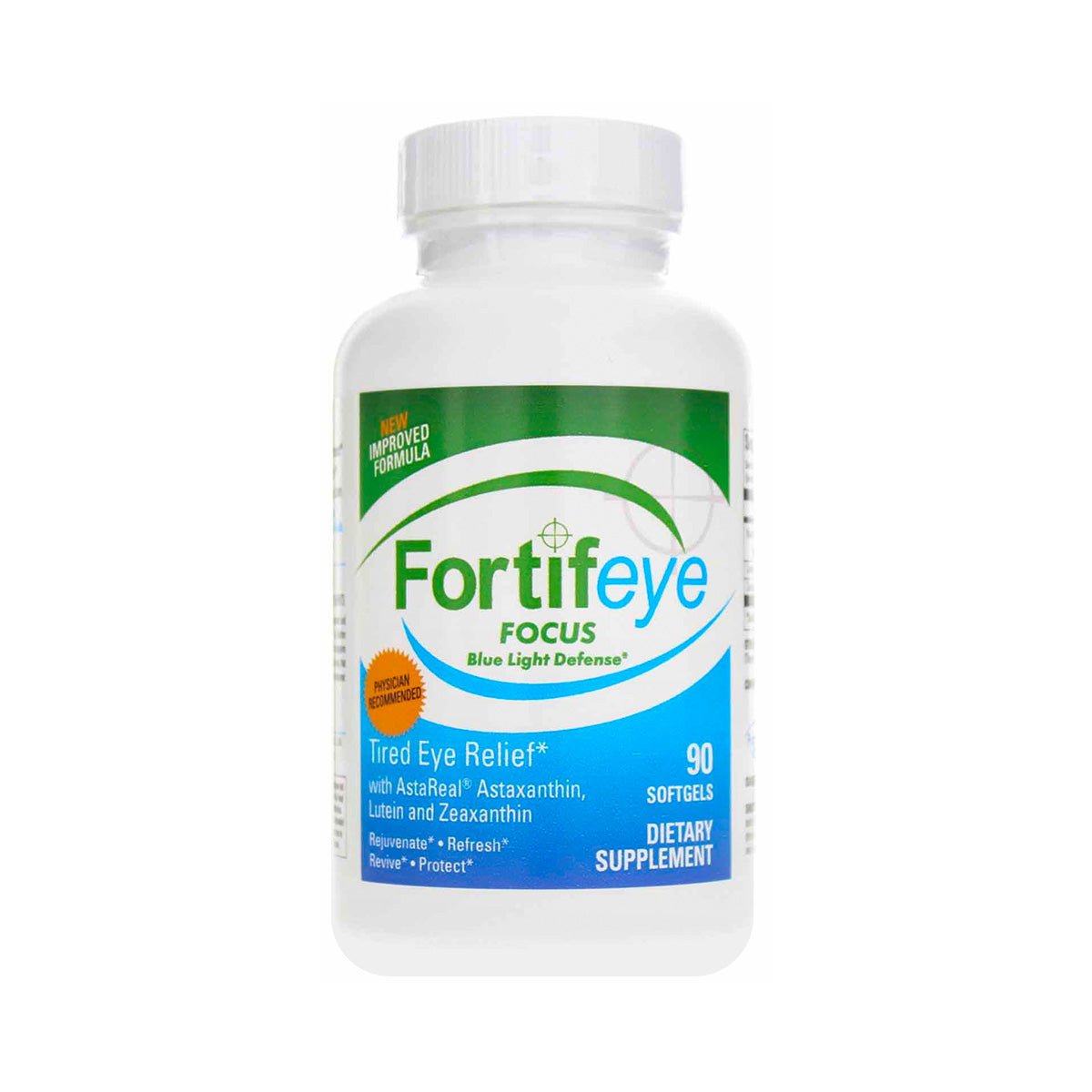 Fortifeye Focus Eye Supplement - Triple Carotenoid (90ct) - Dryeye Rescue