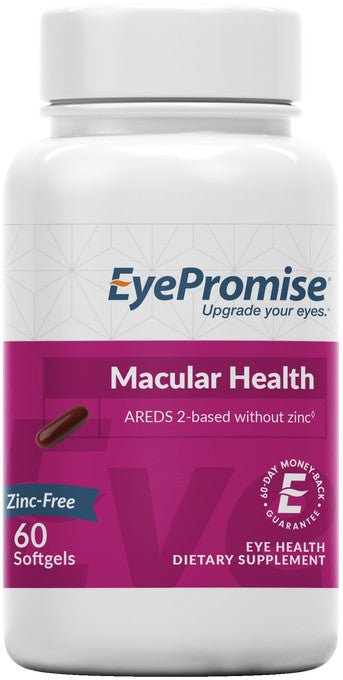 EyePromise Macular Health Eye Vitamin - No Zinc, Containing Lutein, Vitamin C, D, & E, Omega - 3 Fish Oil, and Zeaxanthin - Dryeye Rescue