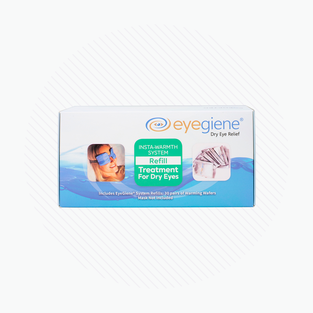 EyeGiene Insta-Warmth REFILLS (30 Pairs of Inserts) - Soothing