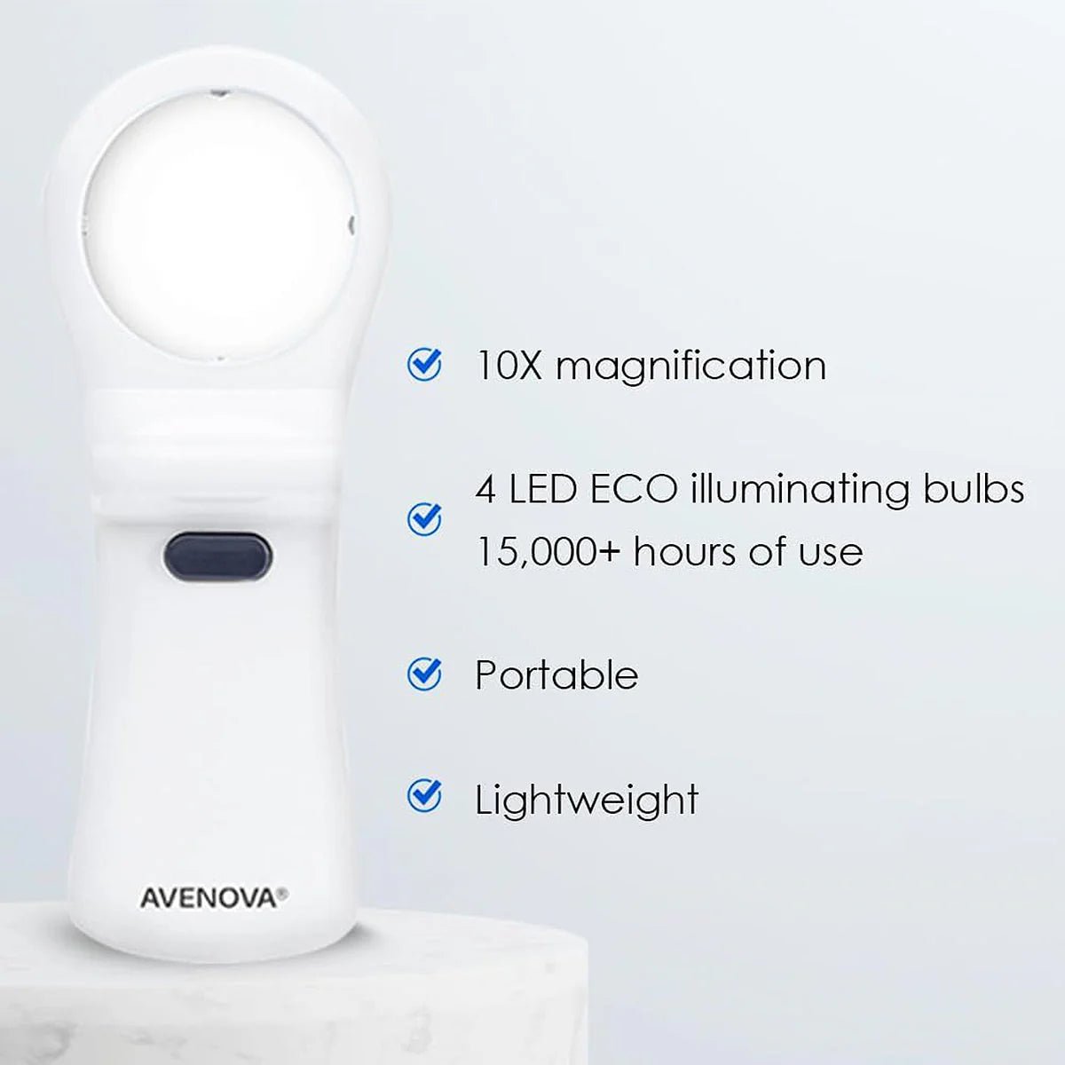 i-Chek Illuminated Self Eye Examination Mirror (Single) - Dryeye Rescue