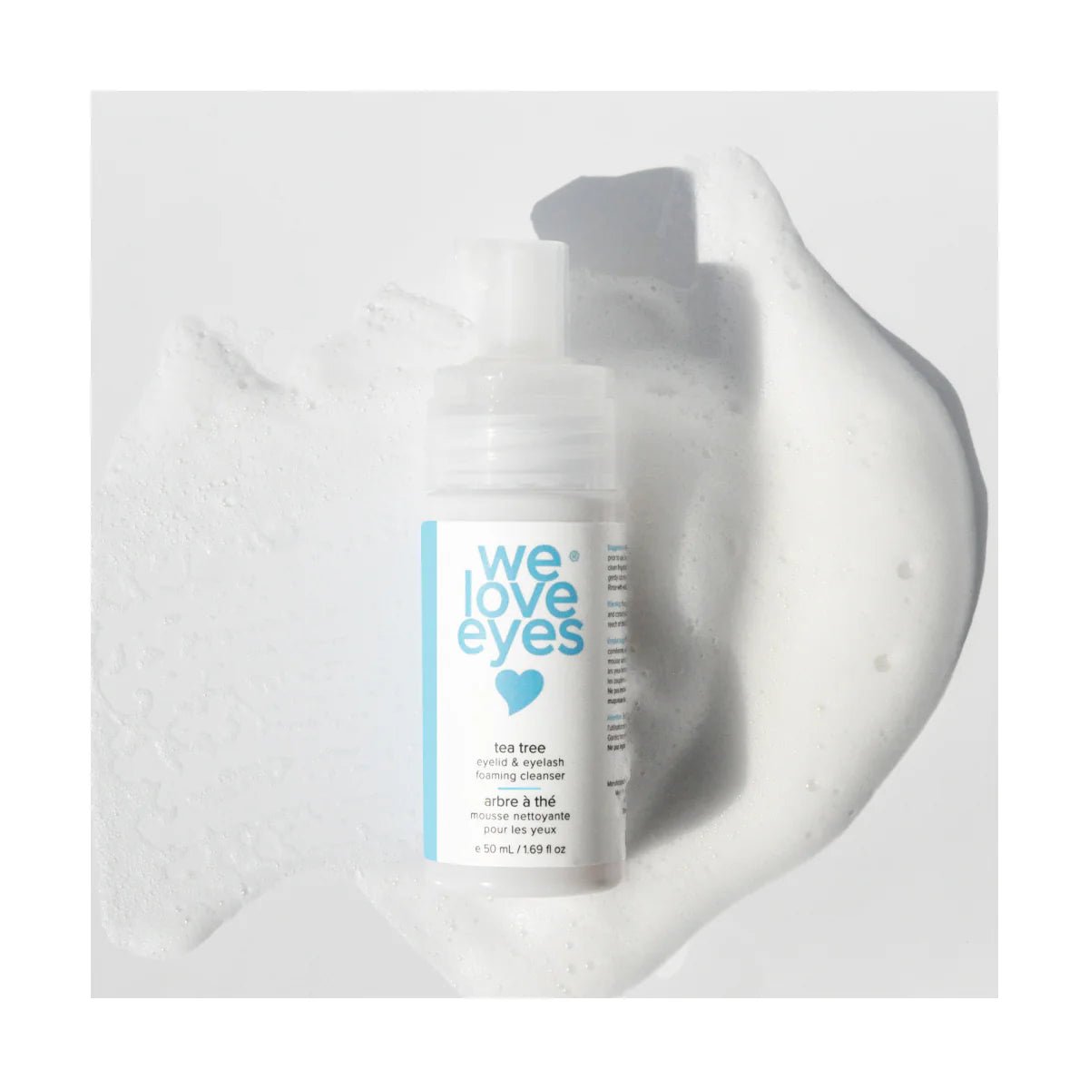 We Love Eyes Tea Tree Eyelid & Eyelash Foaming Cleanser 25mL Mini Size - Dryeye Rescue