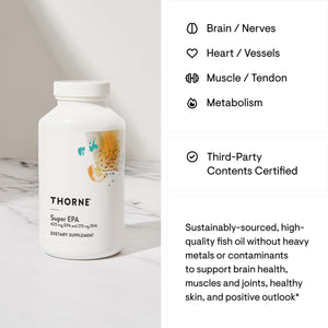 Thorne Super EPA – Heart, Brain & Joint Support (180 ct)