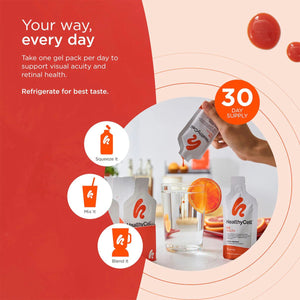 HealthyCell Eye Health - Lutein and Zeaxanthin Supplement + Eye Vitamins for Ocular Health (30ct) - Dryeye Rescue