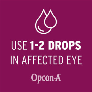 Bausch & Lomb Opcon-A Eye Drops for Allergy Relief (15mL) - Dryeye Rescue
