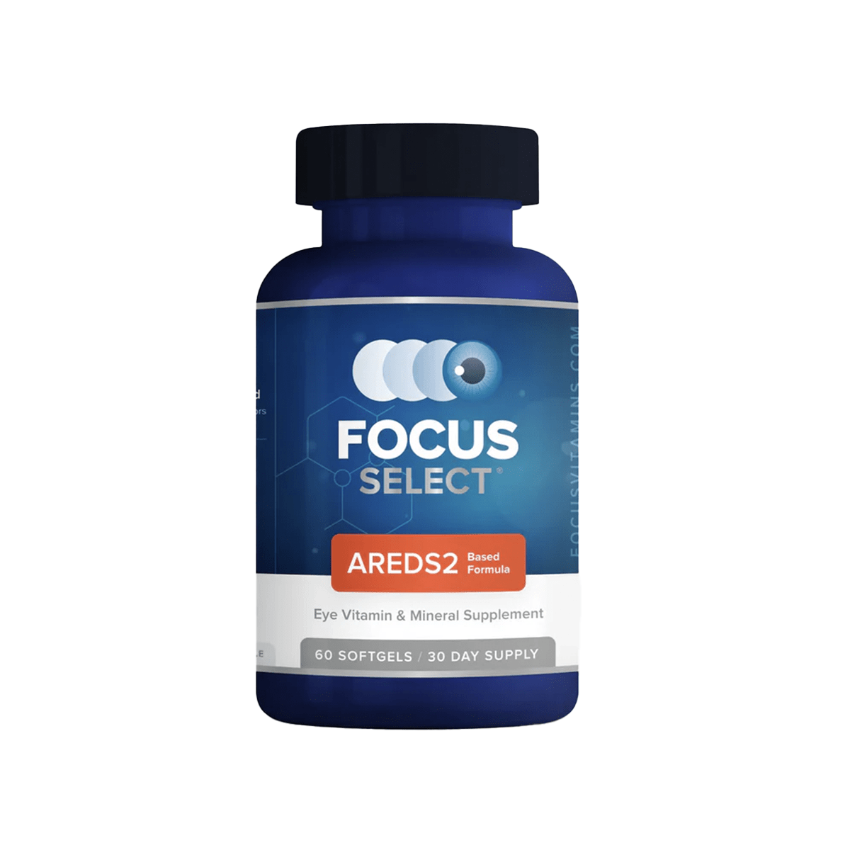 Focus Select Supplement - AREDS2 formula for Macular Degeneration (60ct. 30 Day Supply) - Dryeye Rescue