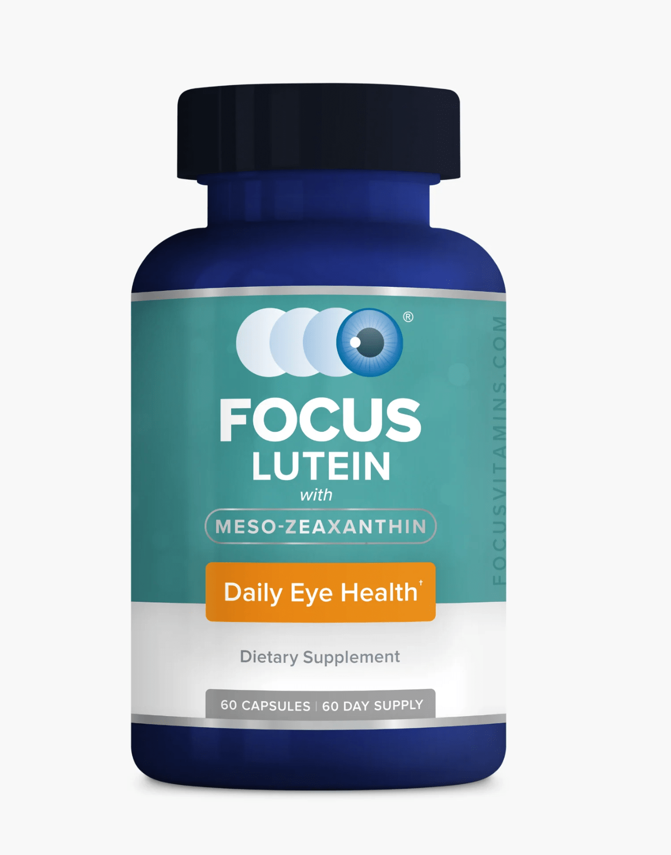Focus Lutein Triple Carotenoid Formula for Adults - Eye Vitamins (60ct - 2 Month Supply) - Dryeye Rescue