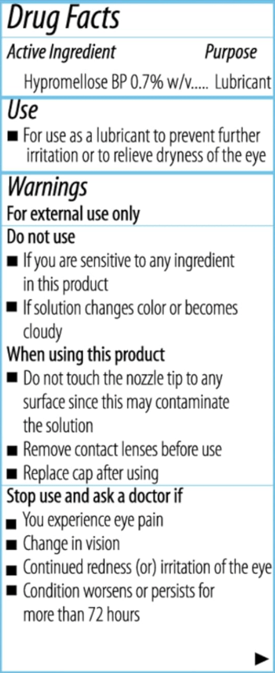 Focus PI Eye Drops (10ml Bottle) – Lubricating Eye Drops, Long Lasting Hydration - Dryeye Rescue