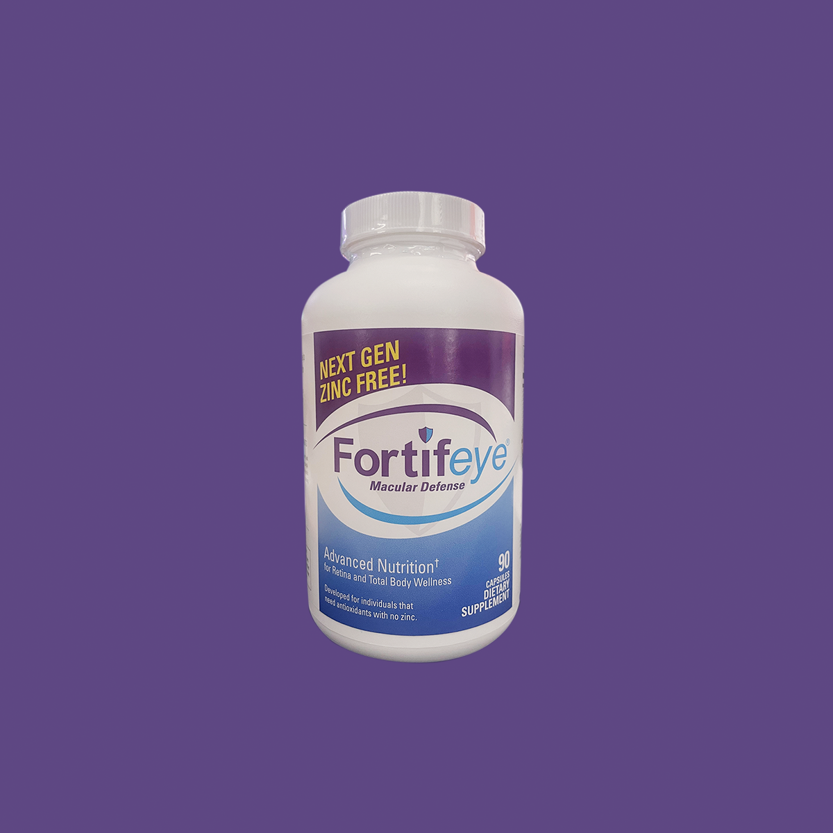 Fortifeye Next Gen Macular Defense Eye ZINC FREE and Whole Body Support (90ct - 3 Month Supply)