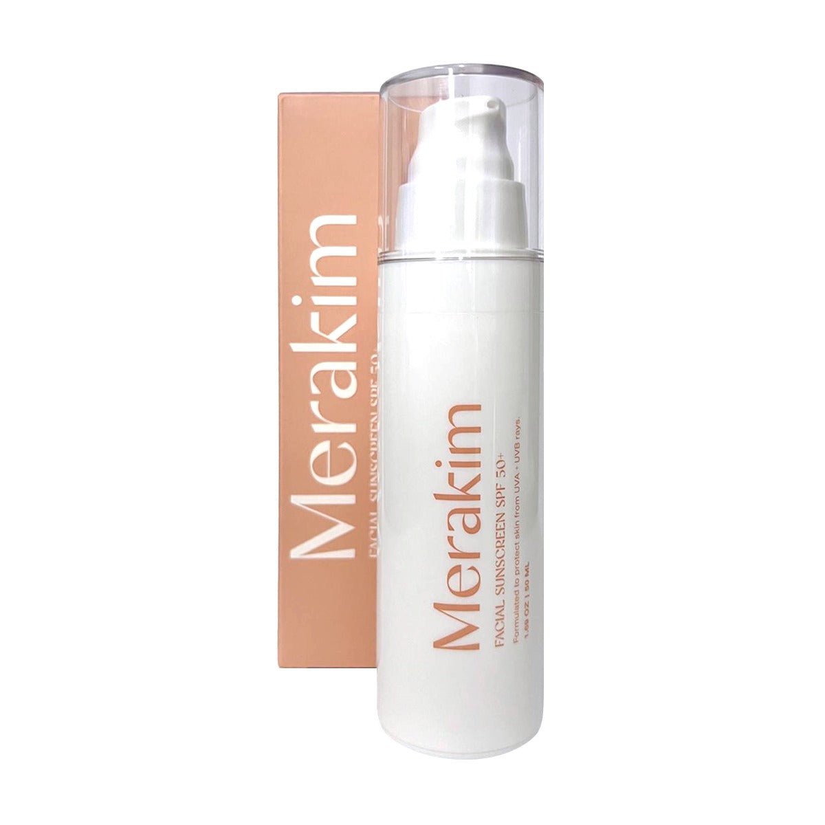 Merakim Facial Sunscreen SPF 50 (50mL) - Dryeye Rescue