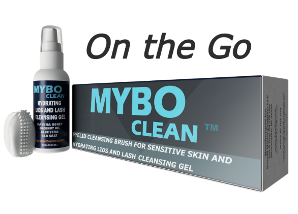 MyboClean "On the Go" Brush with Hydrating Gel + Travel Bag (1 Brush + 1 Bottle)