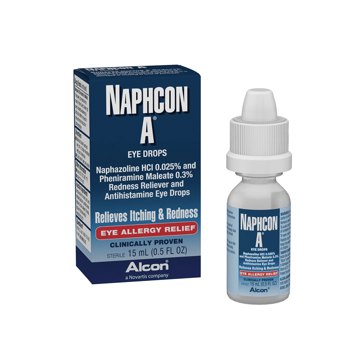 Naphcon A Redness Reliever Eye Drops with $3 Coupon (15mL) - Dryeye Rescue