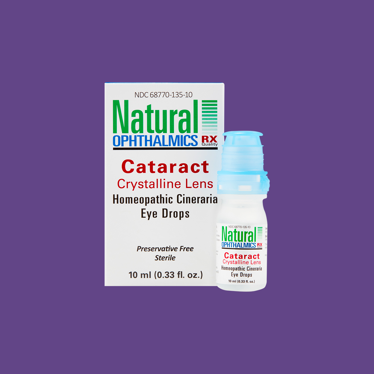 Natural Ophthalmics Cataract Crystalline Lens Homeopathic Cineraria Eye Drops