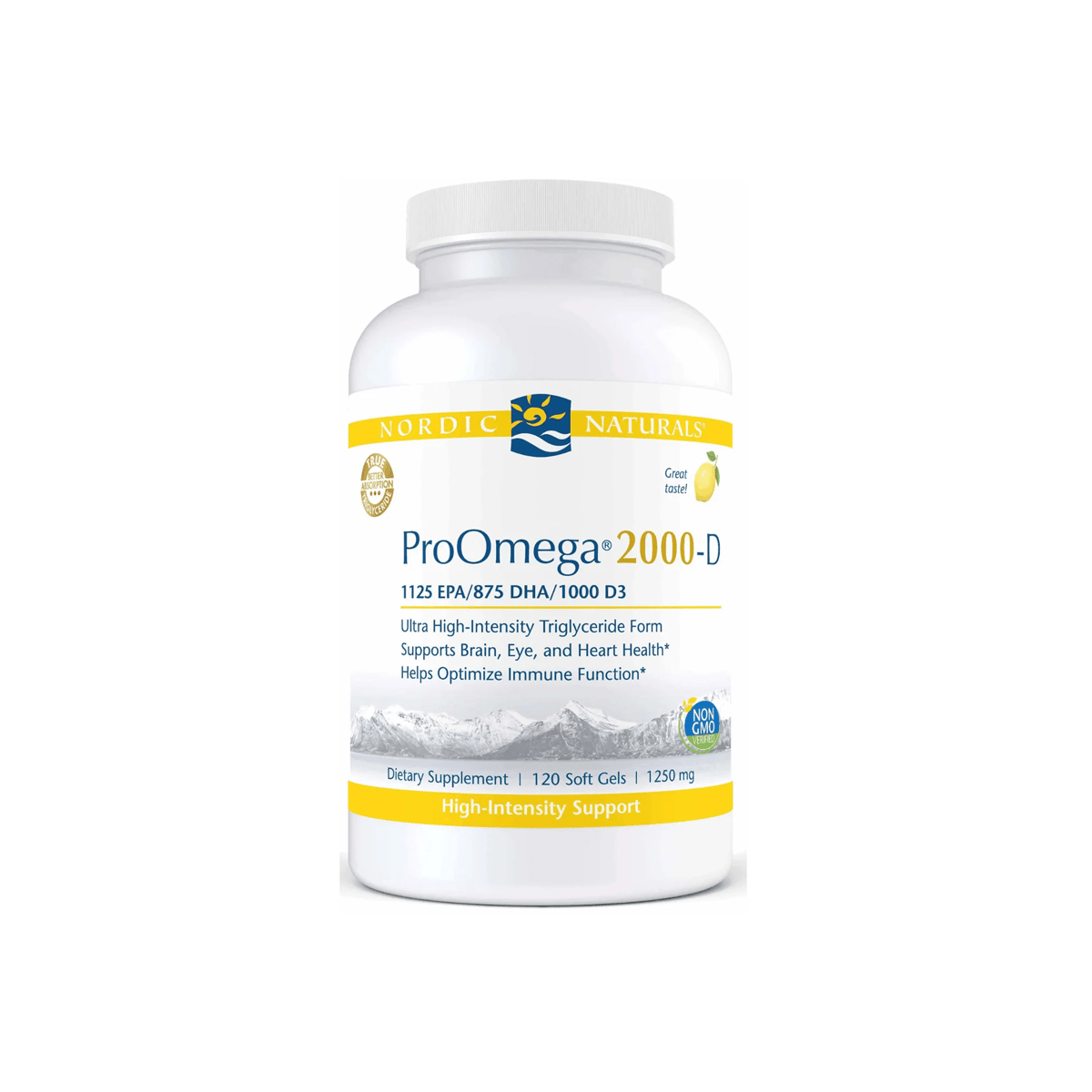 Nordic Naturals ProOmega 2000 - D Vitamin Supplement (120ct) - Dryeye Rescue