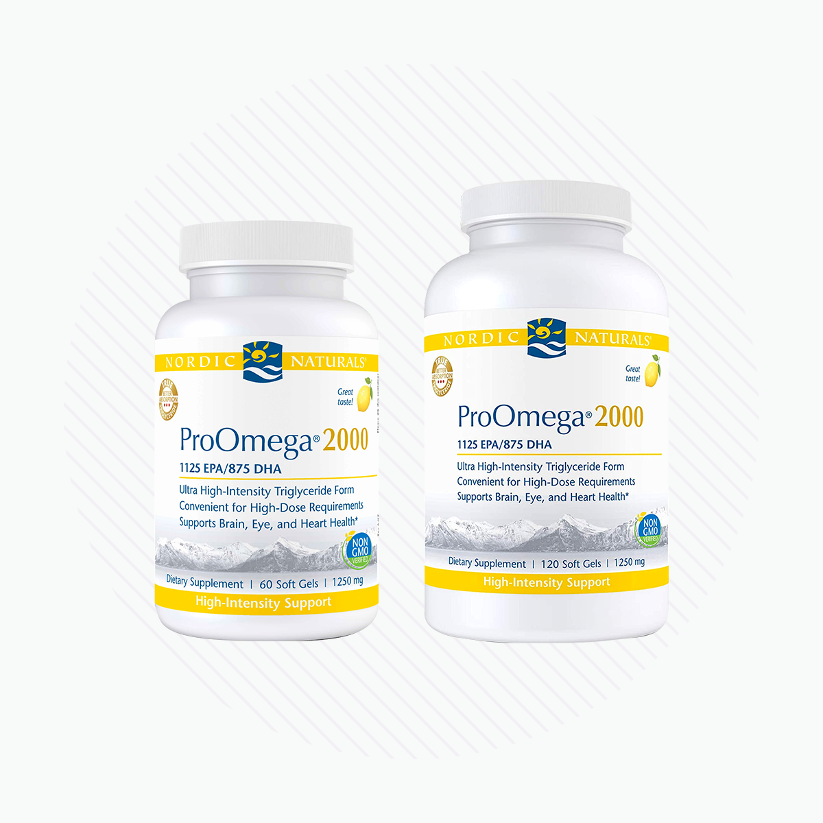 Nordic Naturals ProOmega 2000, Lemon Flavor - 2150 mg Omega-3 Soft Gels - Ultra High-Potency Fish Oil