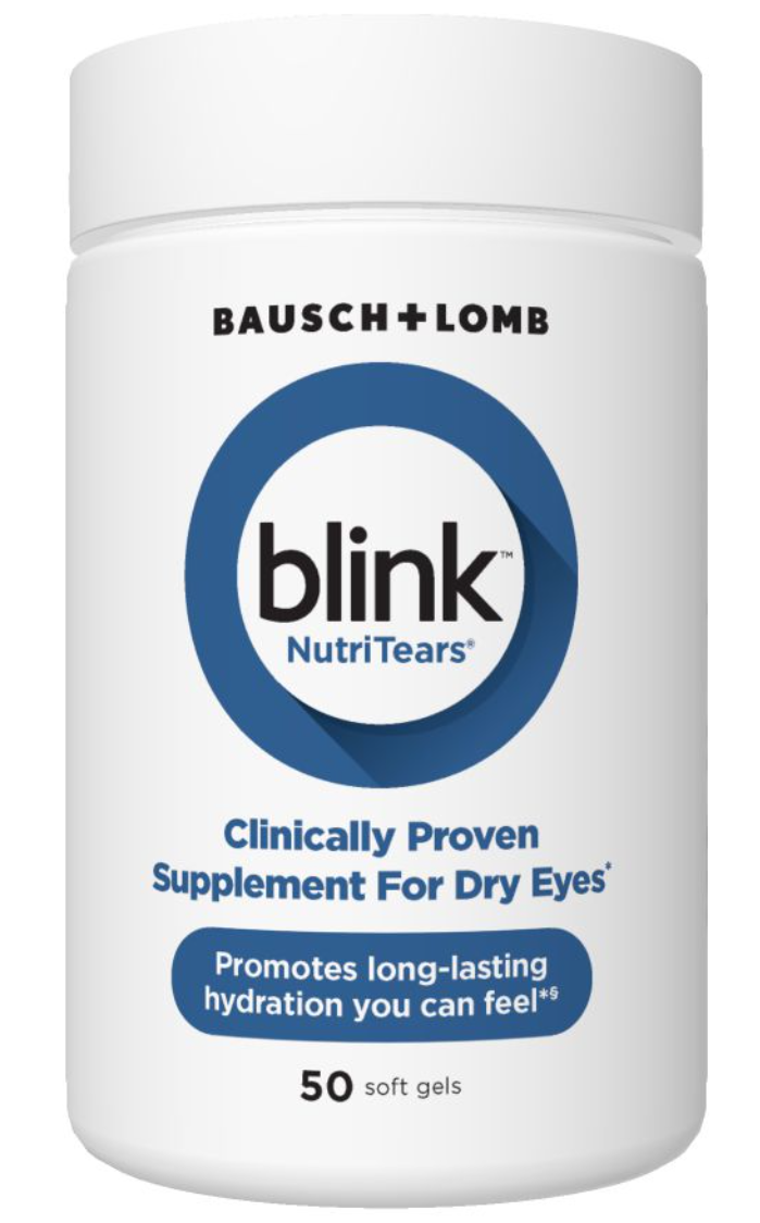 Blink NutriTears supplement for Dry Eyes (50 Softgels - 2 Mo Supply)