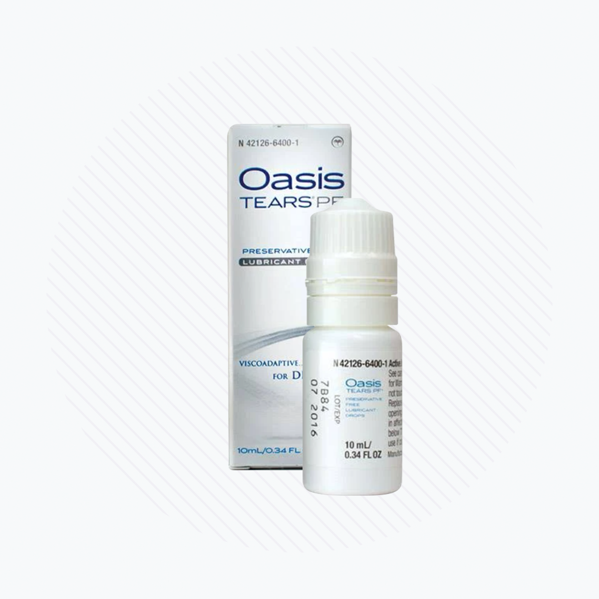 Oasis Tears Preservative-Free Eye Drops (Multi-drop Bottle) 2-Pack 600 drops