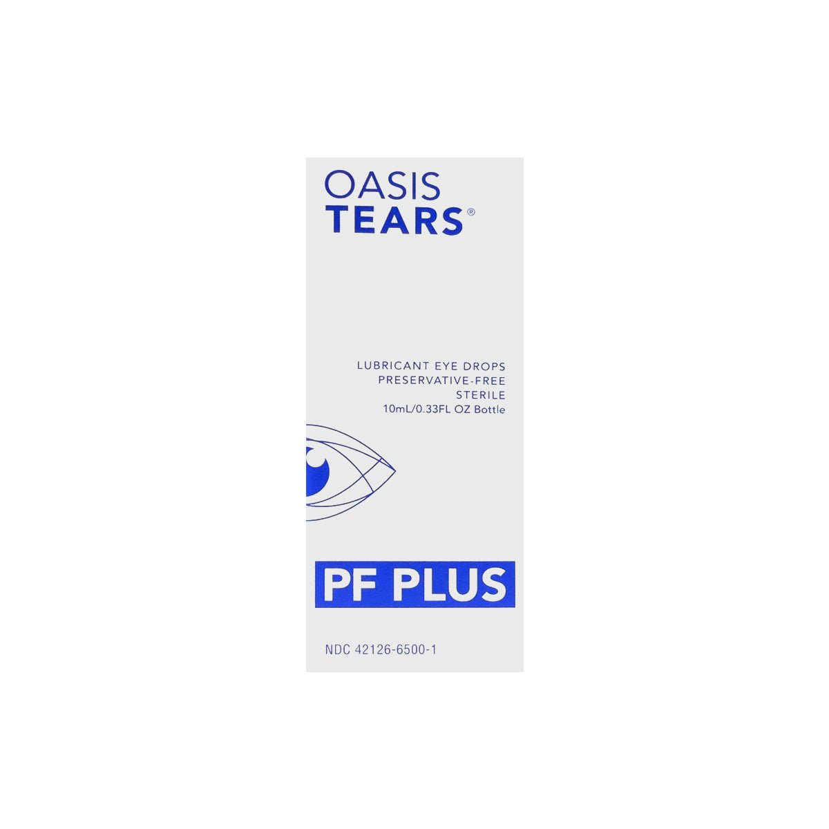 Oasis Tears PF Plus Preservative-Free Lubricant Eye Drops - 10 ml Bottle