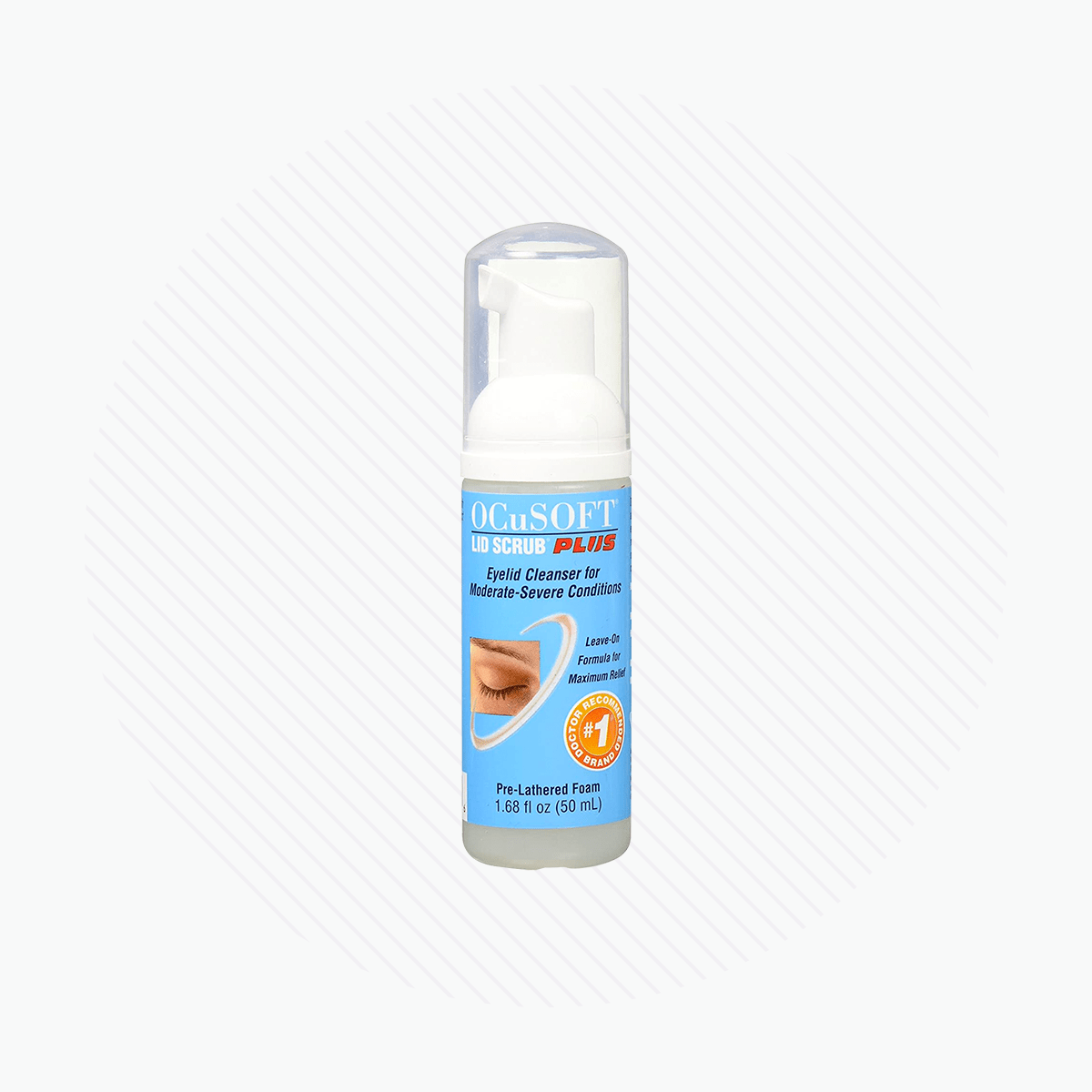 Ocusoft Lid Scrub Plus Foam for Eyelid Cleaning (50ml bottle) - Dryeye Rescue