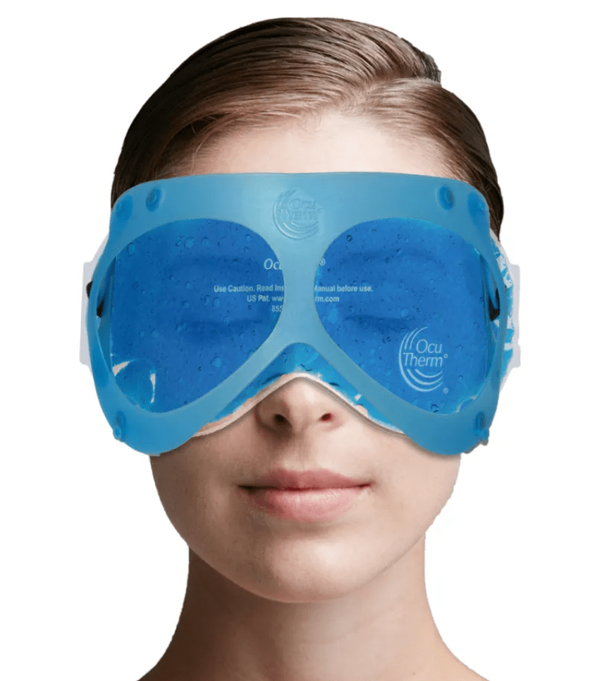 OcuTherm Heat and Cold Gel Mask for Dryness of the Eye (Mask + Gel Pack) - Dryeye Rescue