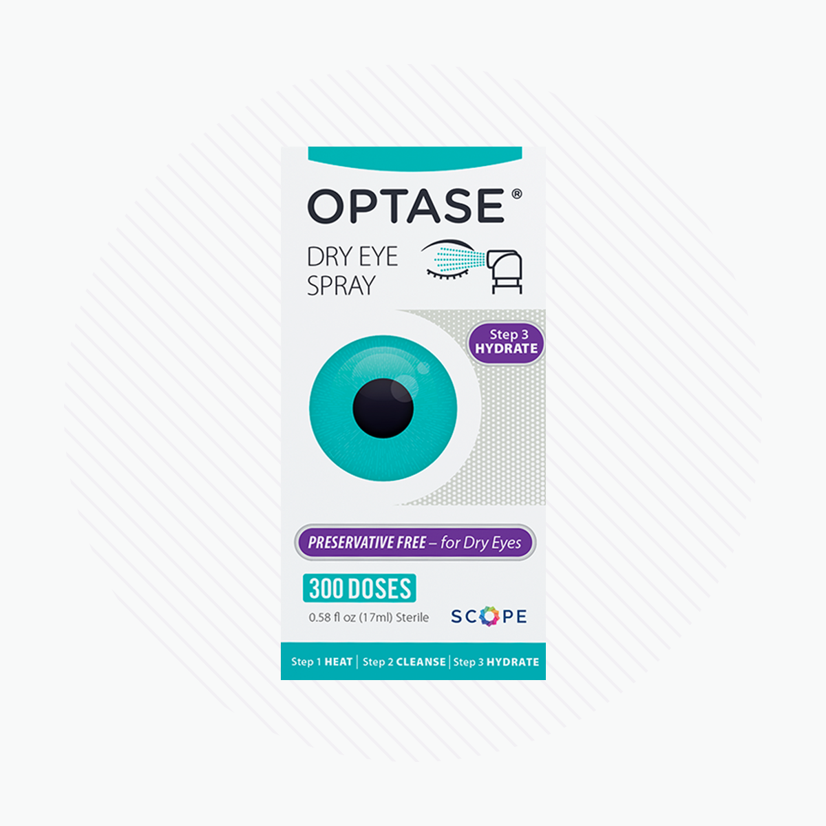 Optase Comfort Dry Eye Spray - Eye Spray for Dry Eyes - Preservative Free Artificial Tears Eye Drops Alternative - .58 fl oz