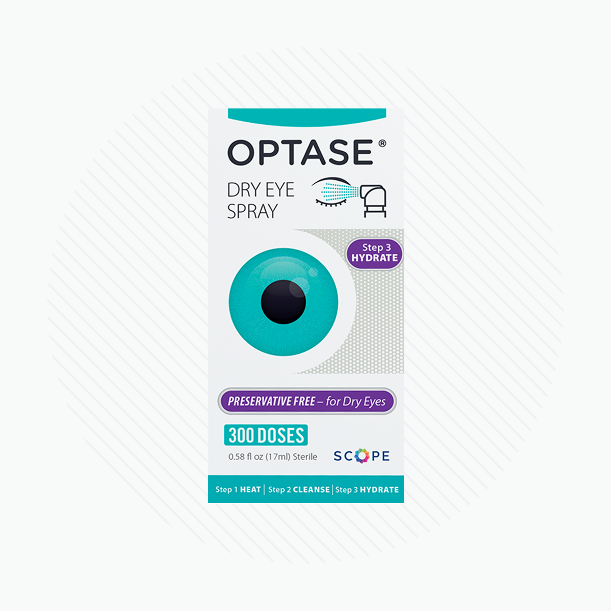 Optase Comfort Dry Eye Spray Digital - Eye Spray for Dry Eyes - Preservative Free Artificial Tears Eye Drops Alternative - .58 fl oz