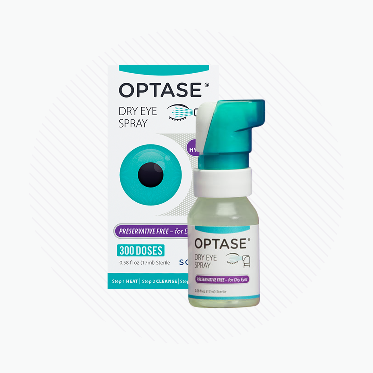 Optase Comfort Dry Eye Spray Digital - Eye Spray for Dry Eyes - Preservative Free Artificial Tears Eye Drops Alternative - .58 fl oz