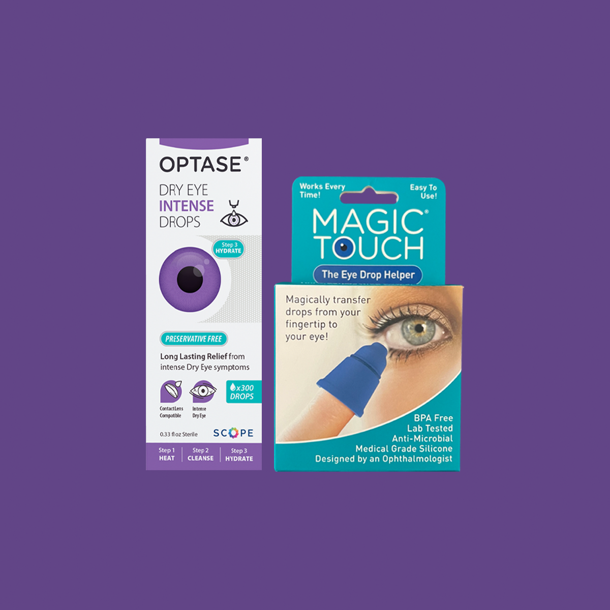 Optase Intense Preservative Free with Magic Touch Applicator