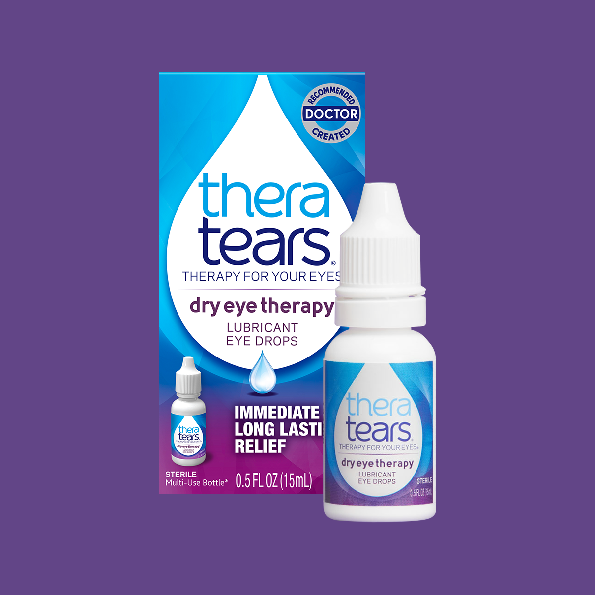 Thera Tears Lubricant Eye Drops (15mL and 30mL)