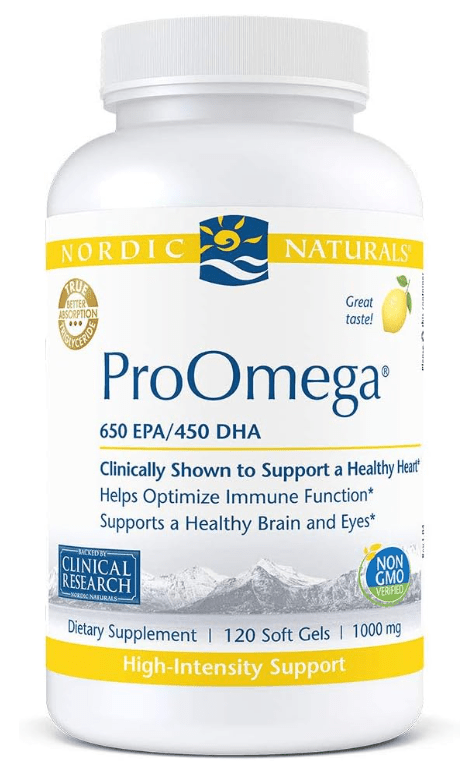 Nordic Naturals ProOmega, Lemon Flavor, Omega Supplement (3 Sizes) - Dryeye Rescue