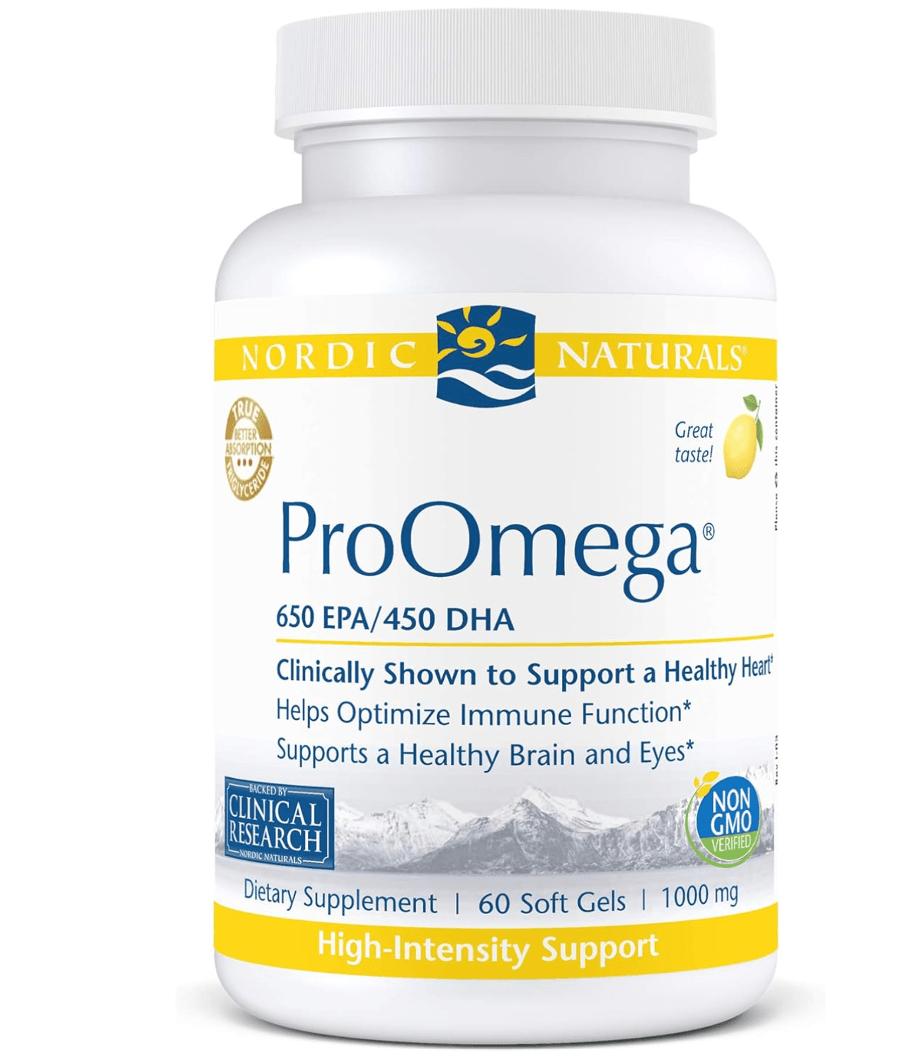 Nordic Naturals ProOmega, Lemon Flavor, Omega Supplement (3 Sizes) - Dryeye Rescue