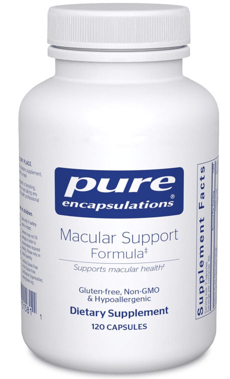 Pure Encapsulations Macular Support Antioxidant Formula (120 ct.) 2 Month Supply - Dryeye Rescue
