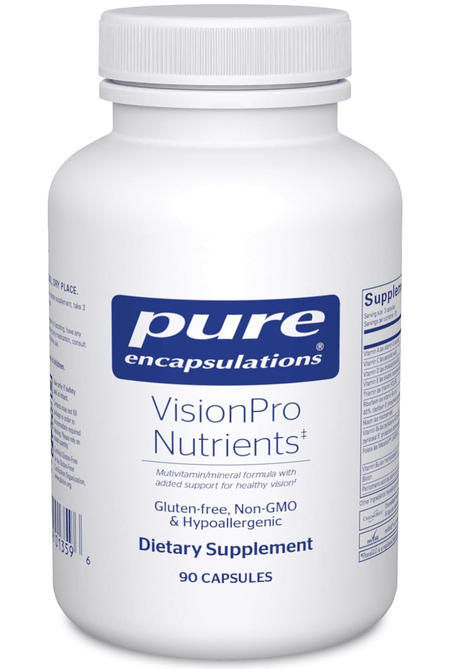 Pure Encapsulations VisionPro Nutrients, Multivitamin for Maintaining Healthy Vision (90 ct.) - Dryeye Rescue