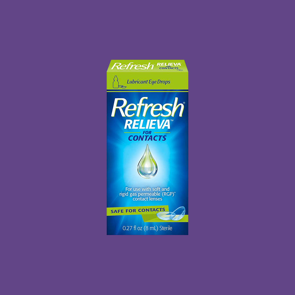 Refresh Relieva for Contacts (8 mL Bottle) - Dryeye Rescue