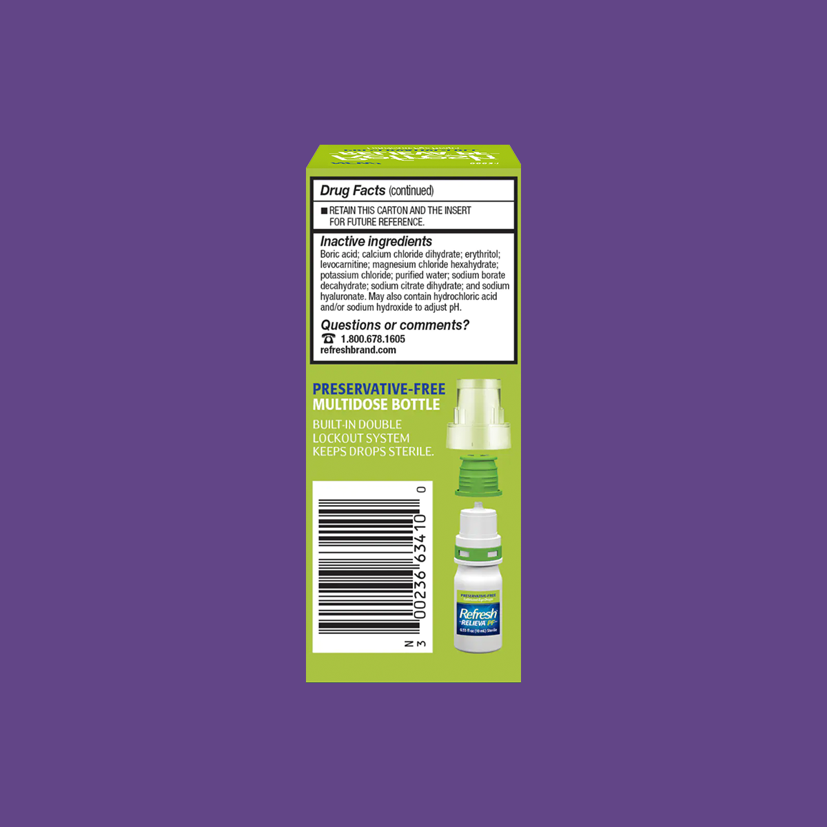 Refresh Relieva Preservative Free Bottle 10 mL