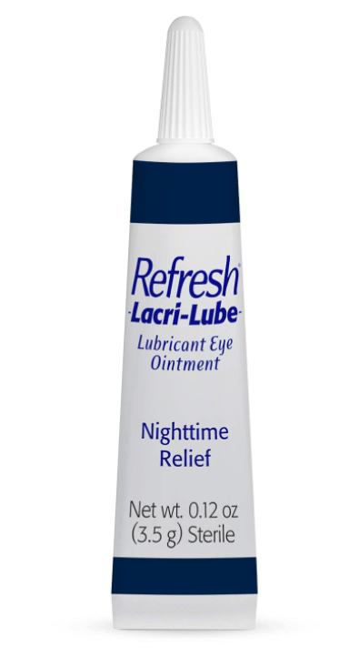 Refresh Lacri - Lube Lubricant Eye Ointment for Nighttime dryness (3,5g Tube) - Dryeye Rescue