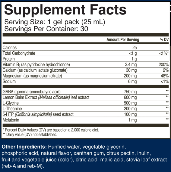 HealthyCell REM Sleep Supplement and Sleep Aid (30 Gel Packs) - Dryeye Rescue