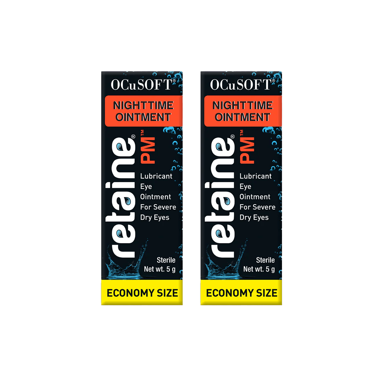 Retaine PM Nighttime Ointment Economy Size 2 - Pack (2 x 5g tubes) - Dryeye Rescue