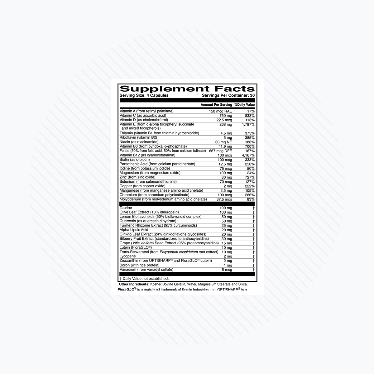 MacularProtect Complete AREDS2 Formula for Macula and Whole Body Health