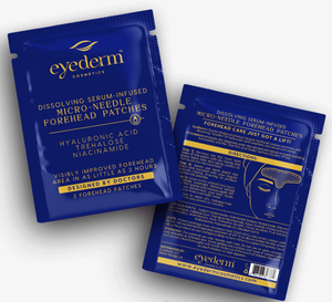 EyeDerm Micro - needle Forehead Patches to target fine lines, wrinkles, and skin texture (1ct) Single Use - Dryeye Rescue