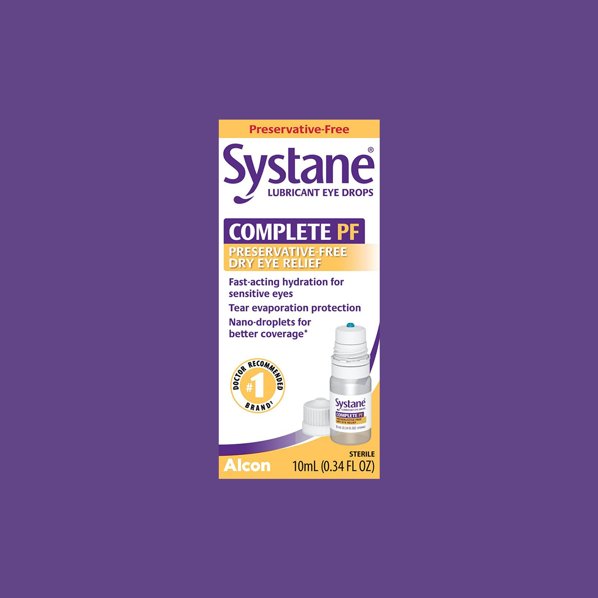 Systane COMPLETE Preservative-Free Eye Drops Multi-Dose Bottle (2 Sizes)