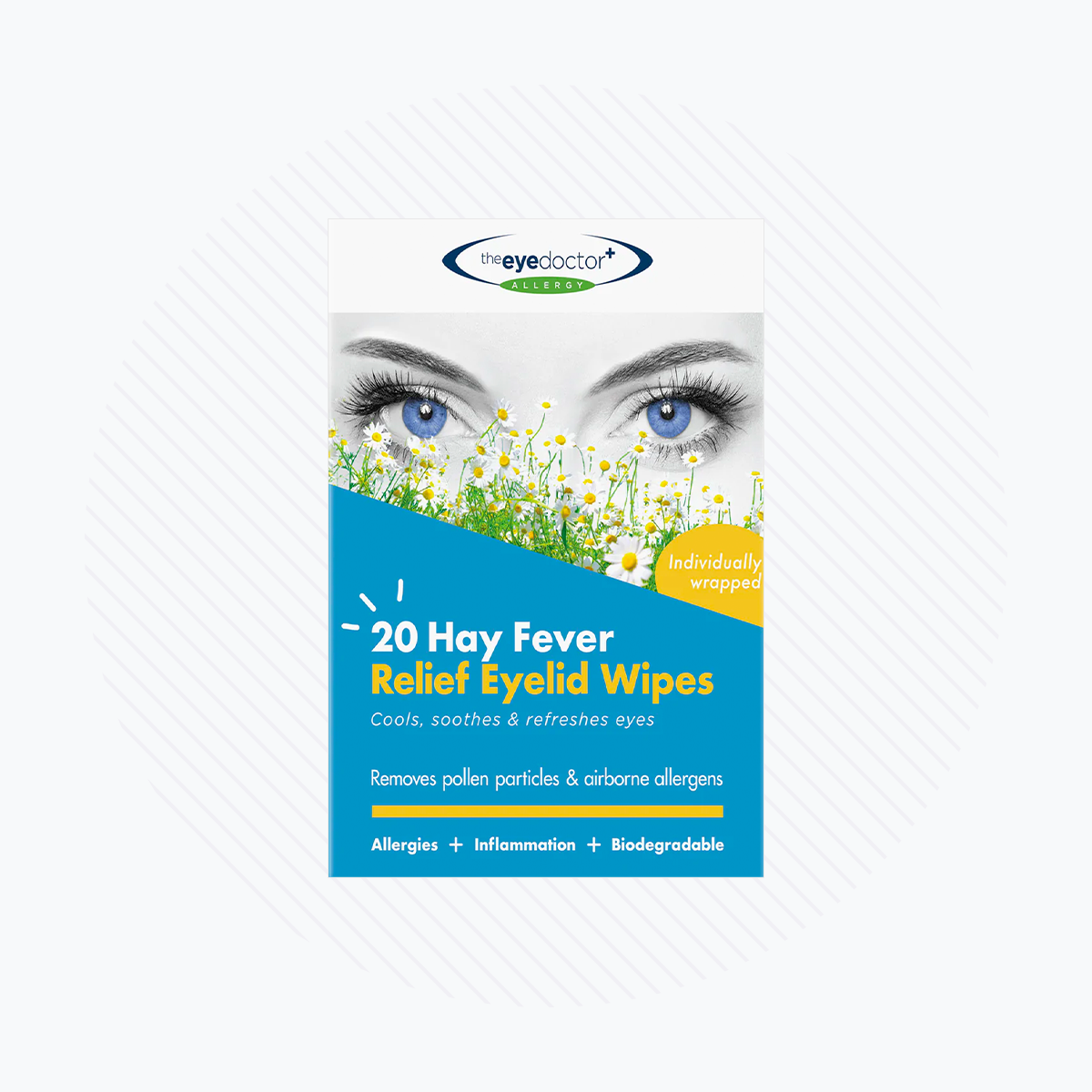 The Eye Doctor Allery/Hay Fever Relief Eyelid Wipes (20ct)