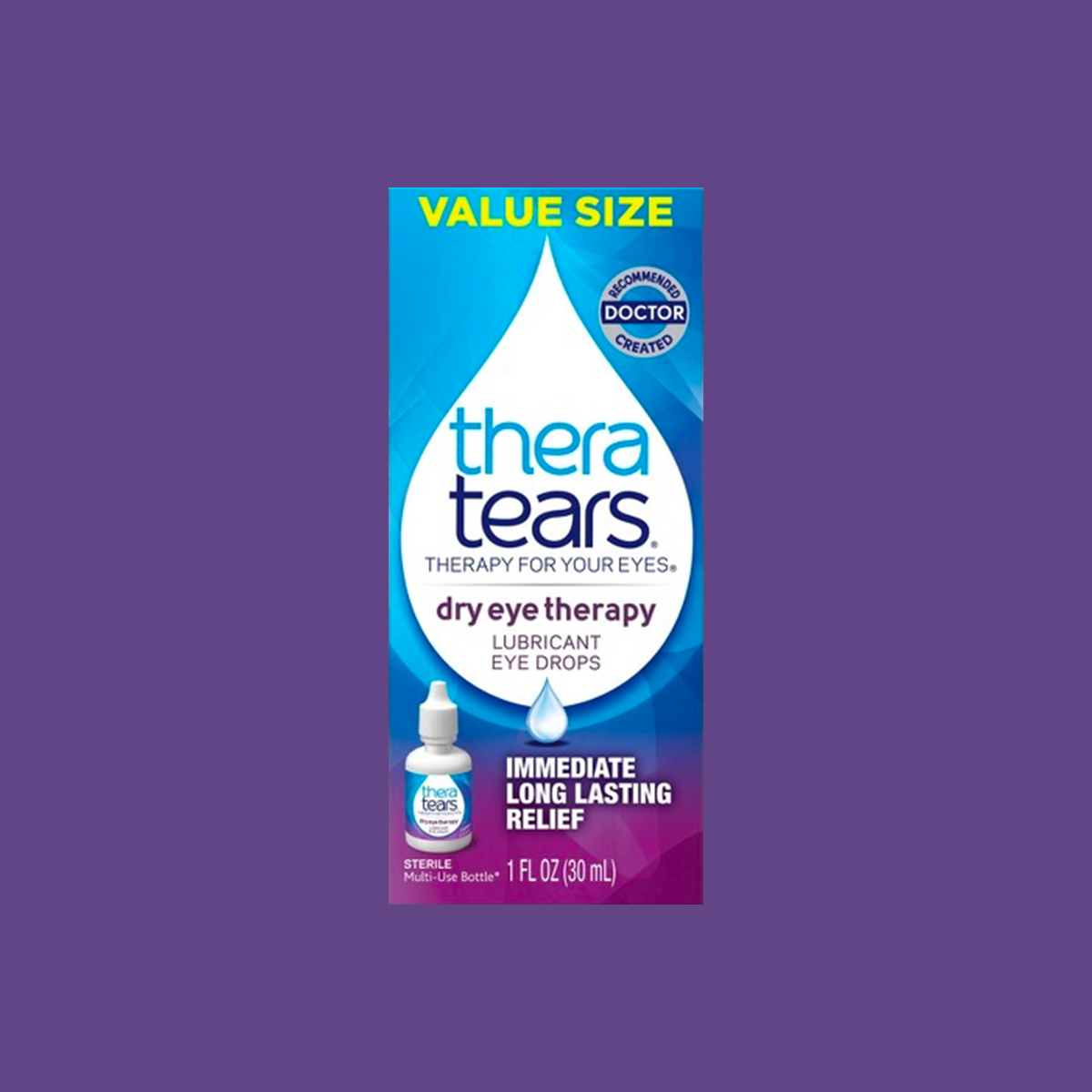 Thera Tears Lubricant Eye Drops (15mL and 30mL)